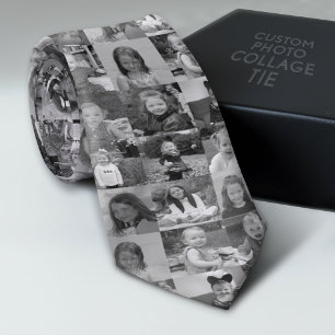Create a Custom Photo Collage with 16 Photos ネクタイ