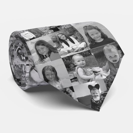 Create a Custom Photo Collage with 16 Photos ネクタイ (ロール)