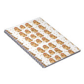 Create a cute horse wearing a tiny Christmas hat ノートブック (右側)