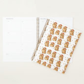 Create a cute horse wearing a tiny Christmas hat プランナー手帳 (ディスプレー)