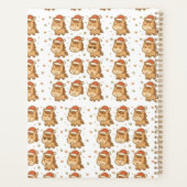 Create a cute horse wearing a tiny Christmas hat プランナー手帳 (裏面)