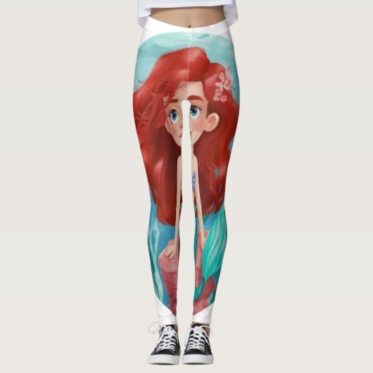create a little mermaid legging レギンス (正面)