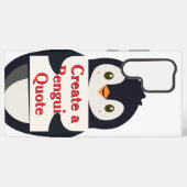 Create a Penguin Quote Samsung Galaxyケース (裏面横)