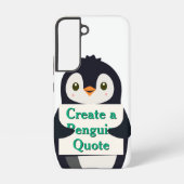 Create a Penguin Quote Samsung Galaxyケース (裏面)