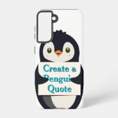 Create a Penguin Quote Samsung Galaxyケース (裏面)