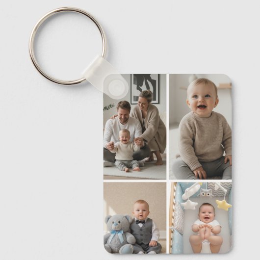 Create a personalized family keychain with a pictu キーホルダー (正面)
