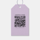 Create a QR Code | Pale Lavender Violet ギフトタグ (正面)