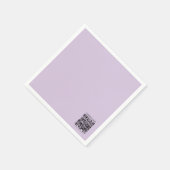 Create a QR Code | Pale Lavender Violet スタンダードカクテルナプキン (角)