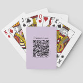 Create a QR Code | Pale Lavender Violet トランプ (裏面)