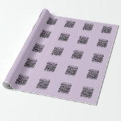 Create a QR Code | Pale Lavender Violet ラッピングペーパー (アンロールド)