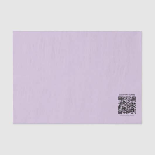 Create a QR Code | Pale Lavender Violet 薄葉紙 (正面)