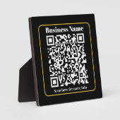 Create a scannable business QR code instantly フォトプラーク (正面)