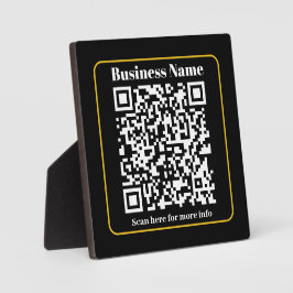 Create a scannable business QR code instantly フォトプラーク