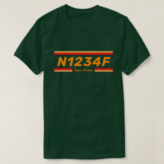 Create a Special Aircraft Number T-Shirt Tシャツ