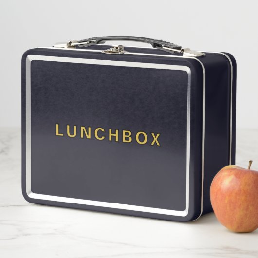 Create a Unique Lunchbox with Your Text メタルランチボックス (インサイチュ)