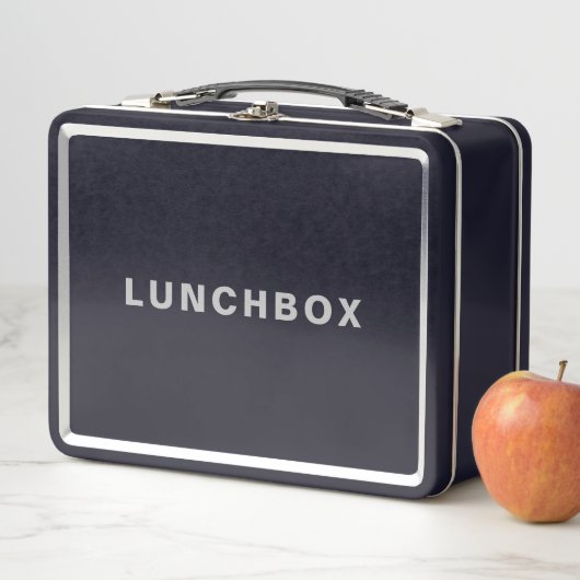 Create a Unique Lunchbox with Your Text メタルランチボックス (インサイチュ)