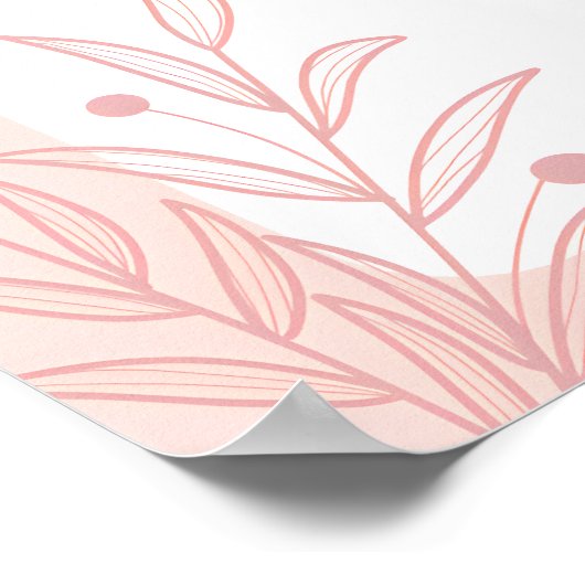 Create Calm Inspirational Quote Typography ポスター (角)