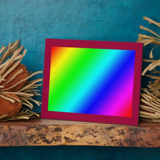 Create Color jGibney The MUSEUM Zazzle フォトプラーク (側面)