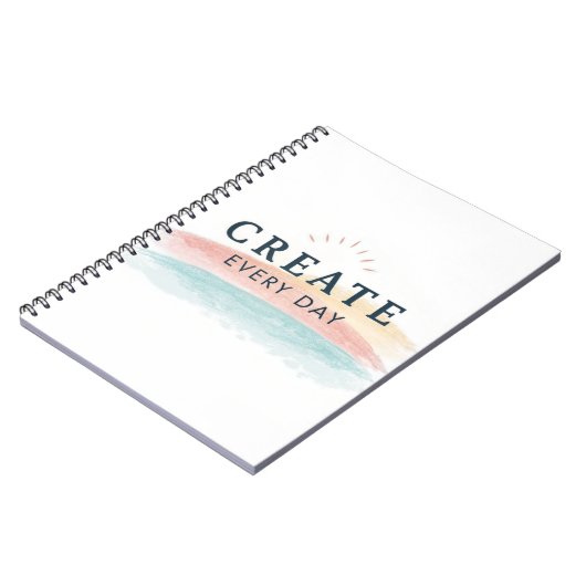 Create Every Day Journal – Minimal Design ノートブック (左側)