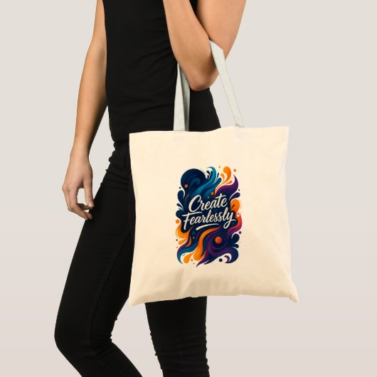Create Fearlessly Tote Bag – Fearless Series トートバッグ (正面(商品))