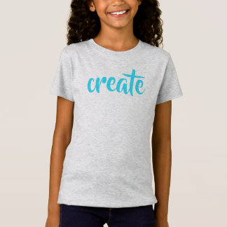 "Create" Girl's T-Shirt Tシャツ