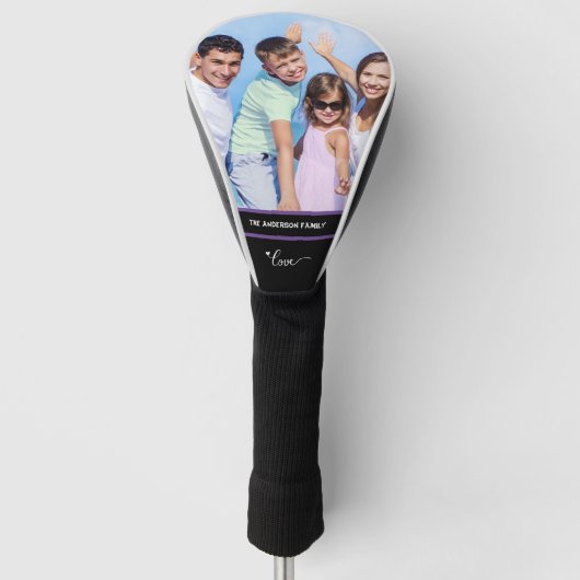 Create it yourself 1 Family Name & Photo  ゴルフヘッドカバー (正面)