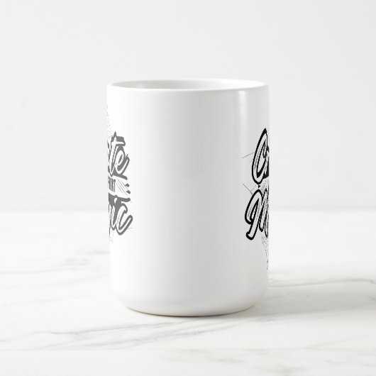 Create Magic With Effort - Inspiring Art コーヒーマグカップ (中央)