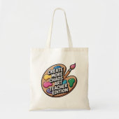 Create More Chaos Tote | Funny Art Teacher Gift トートバッグ (正面)