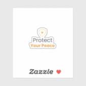 Create Product 3 (Sticker) for Protect Your Peace シール (シート)
