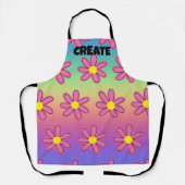 CREATE Rainbow Flowersエプロン エプロン (正面)