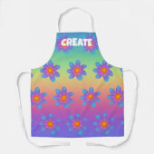 CREATE Rainbow Flowersエプロン エプロン (正面)