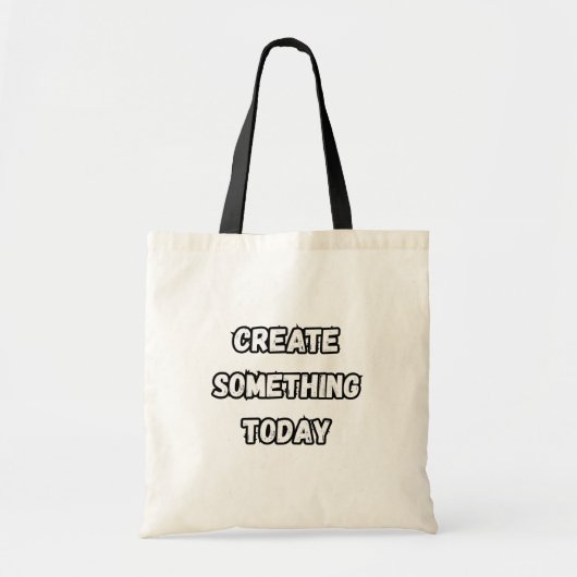 create something today トートバッグ (正面)