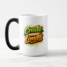 Create Without Limits Motivational Art モーフィングマグカップ