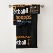 Create You Own Basketball Time Player Sport b-ball バスタオルセット (インサイチュ)