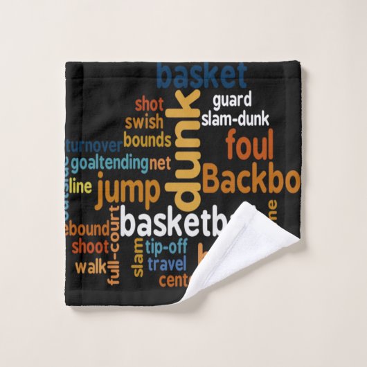Create You Own Basketball Time Player Sport b-ball バスタオルセット (ウォッシュタオル)
