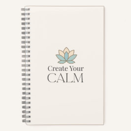 Create Your Calm Minimal Motivational Notebook ノートブック