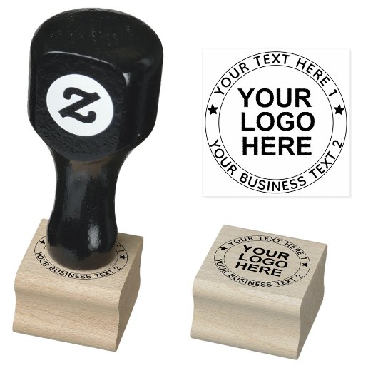 Create Your Custom Logo & Script Font Text ラバースタンプ