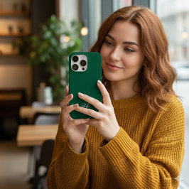 Create Your Custom Name Monogram Calligraphy iPhone 16 Proケース