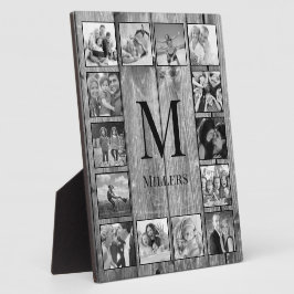 Create Your Custom Photo Collage Rustic Farmhouse フォトプラーク