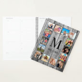 Create Your Custom Photo Collage Rustic Farmhouse プランナー手帳 (ディスプレー)