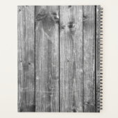 Create Your Custom Photo Collage Rustic Farmhouse プランナー手帳 (裏面)