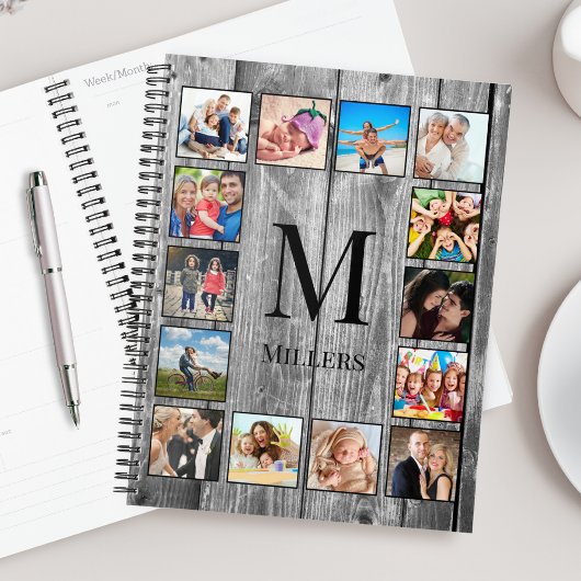 Create Your Custom Photo Collage Rustic Farmhouse プランナー手帳