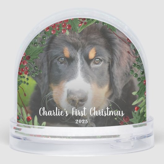 Create your Dog's First Christmas photo  (裏面)