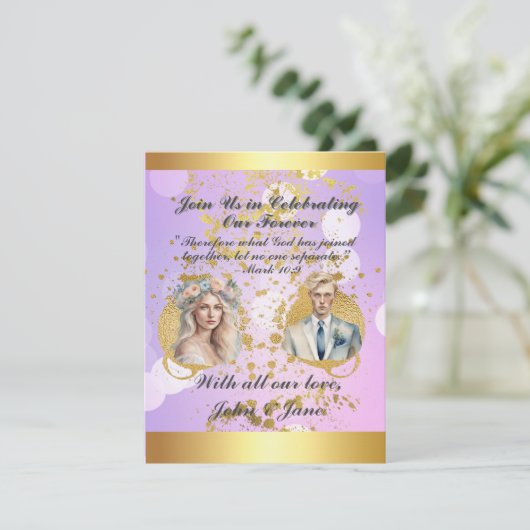 Create Your Dream Wedding Cards: Fully Editable & シーズンカード (スタンド正面)