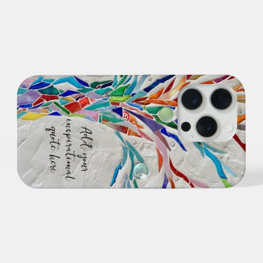Create Your Inspirational Message iPhoneケース (裏面横)