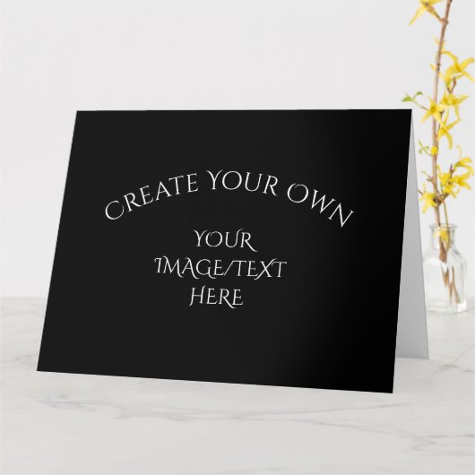 Create Your Own カード (黄色い花)