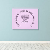 Create Your Own キャンバスプリント (インサイチュ (ウッドフロア))