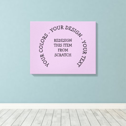 Create Your Own キャンバスプリント (インサイチュ (ウッドフロア))