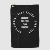 Create Your Own ゴルフタオル (正面)