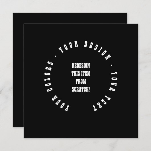 Create Your Own シーズンカード (正面/裏面)